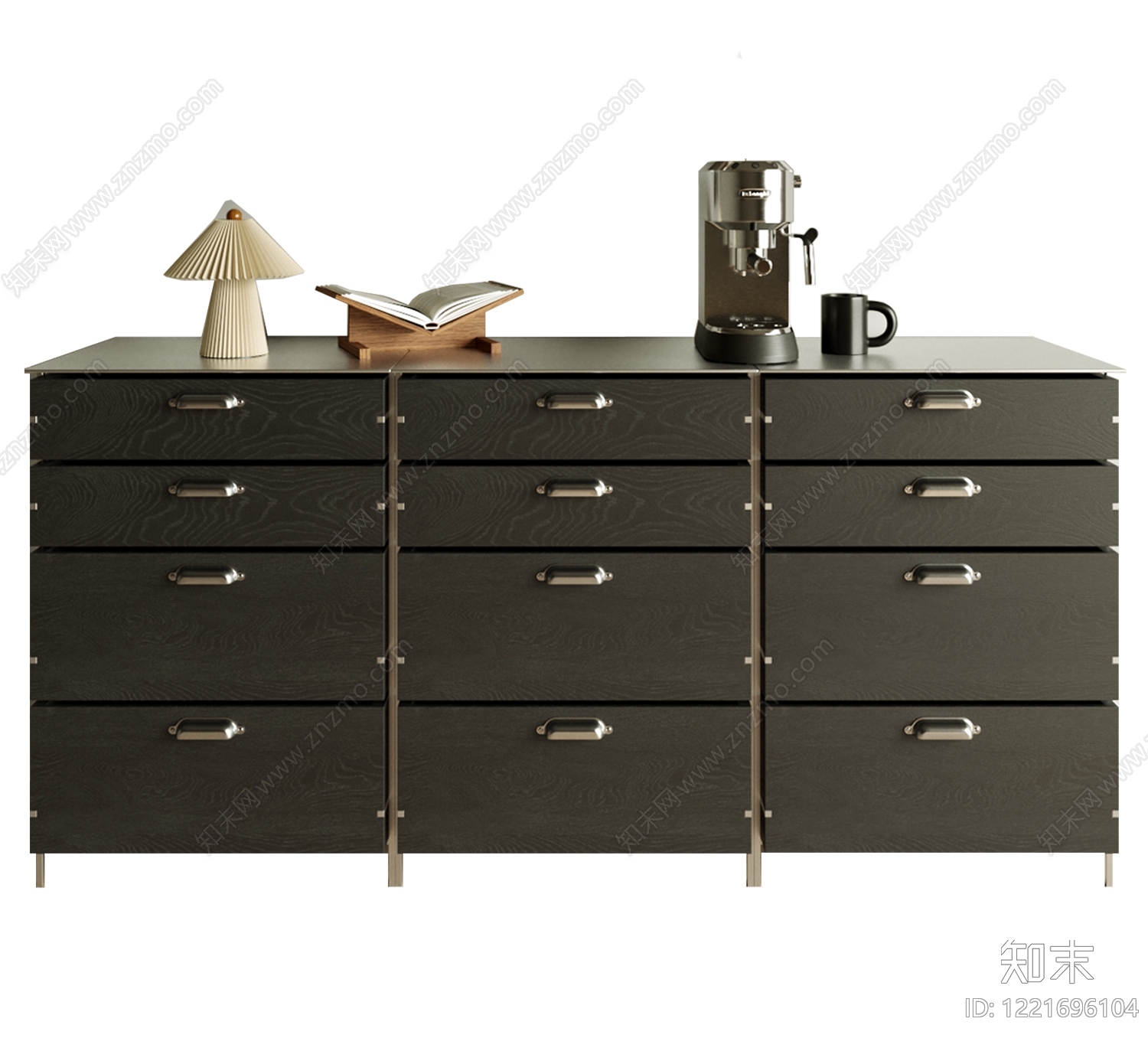 现代简约餐边柜3D模型下载【ID:1221696104】