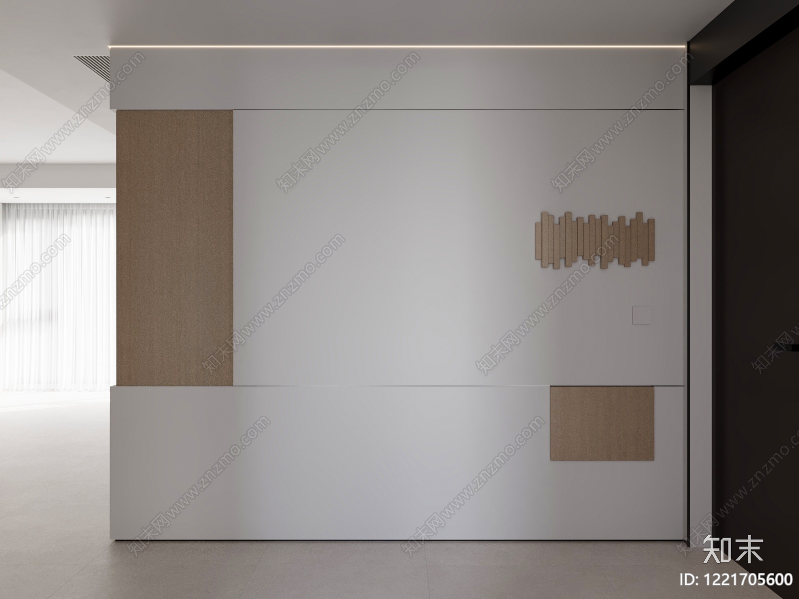 极简玄关SU模型下载【ID:1221705600】