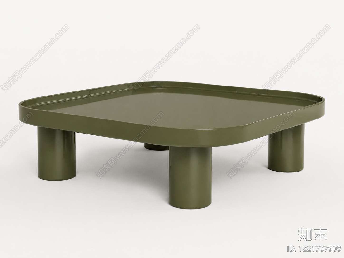 极简茶几3D模型下载【ID:1221707908】