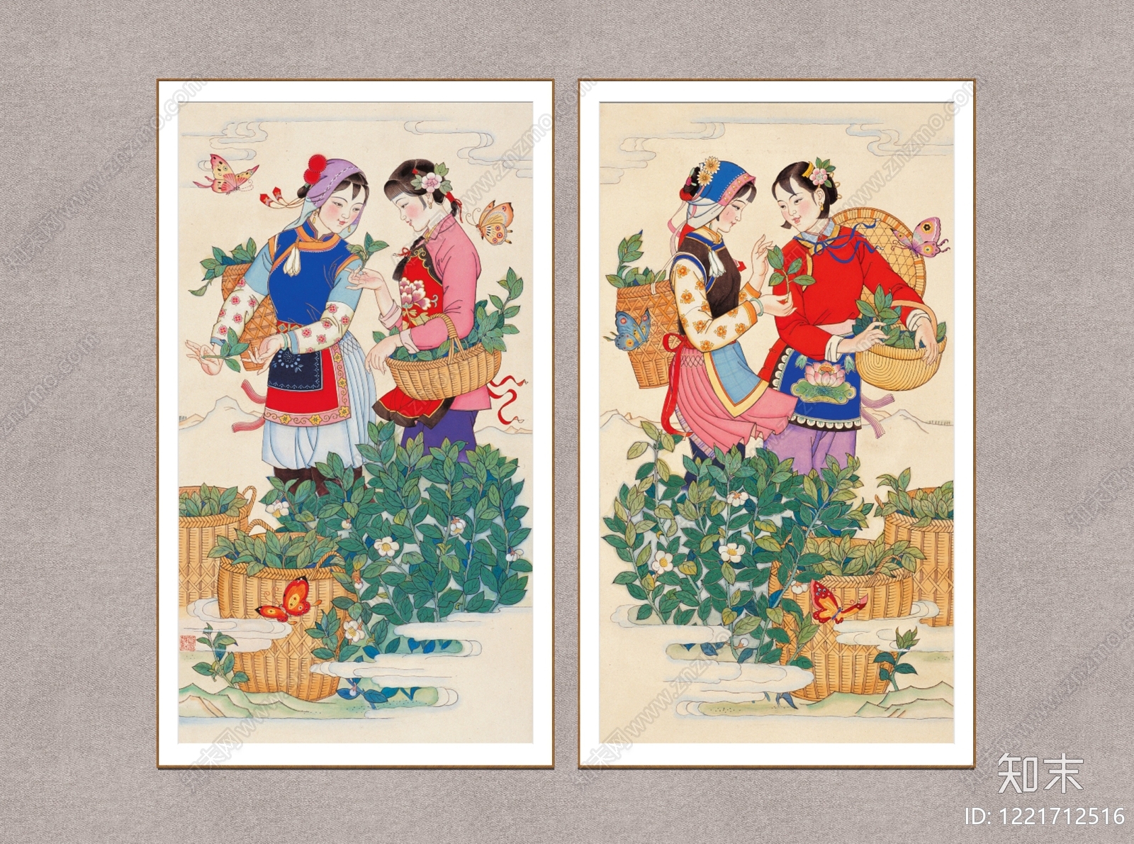中式画框SU模型下载【ID:1221712516】