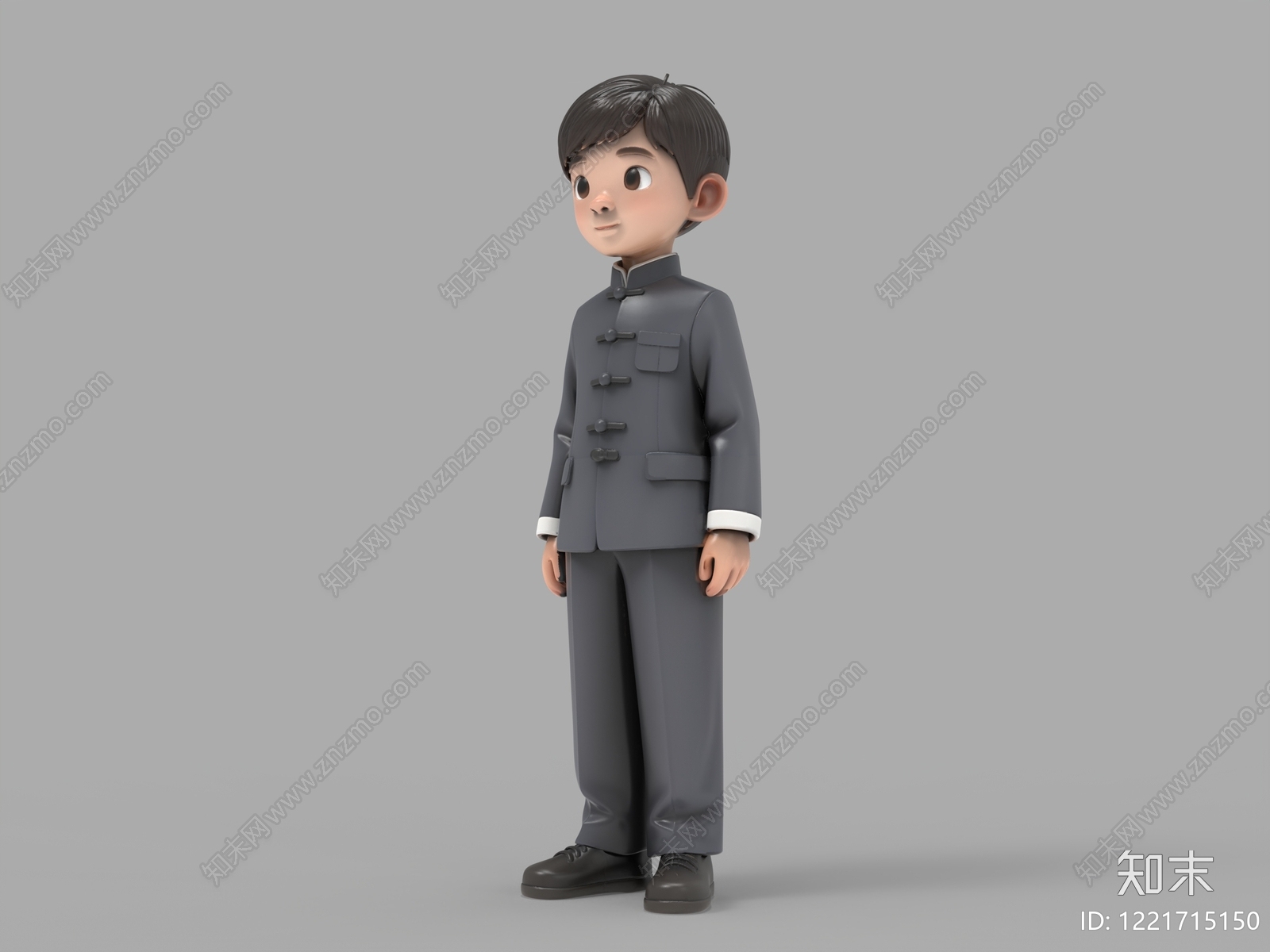 中式虚拟人物SU模型下载【ID:1221715150】