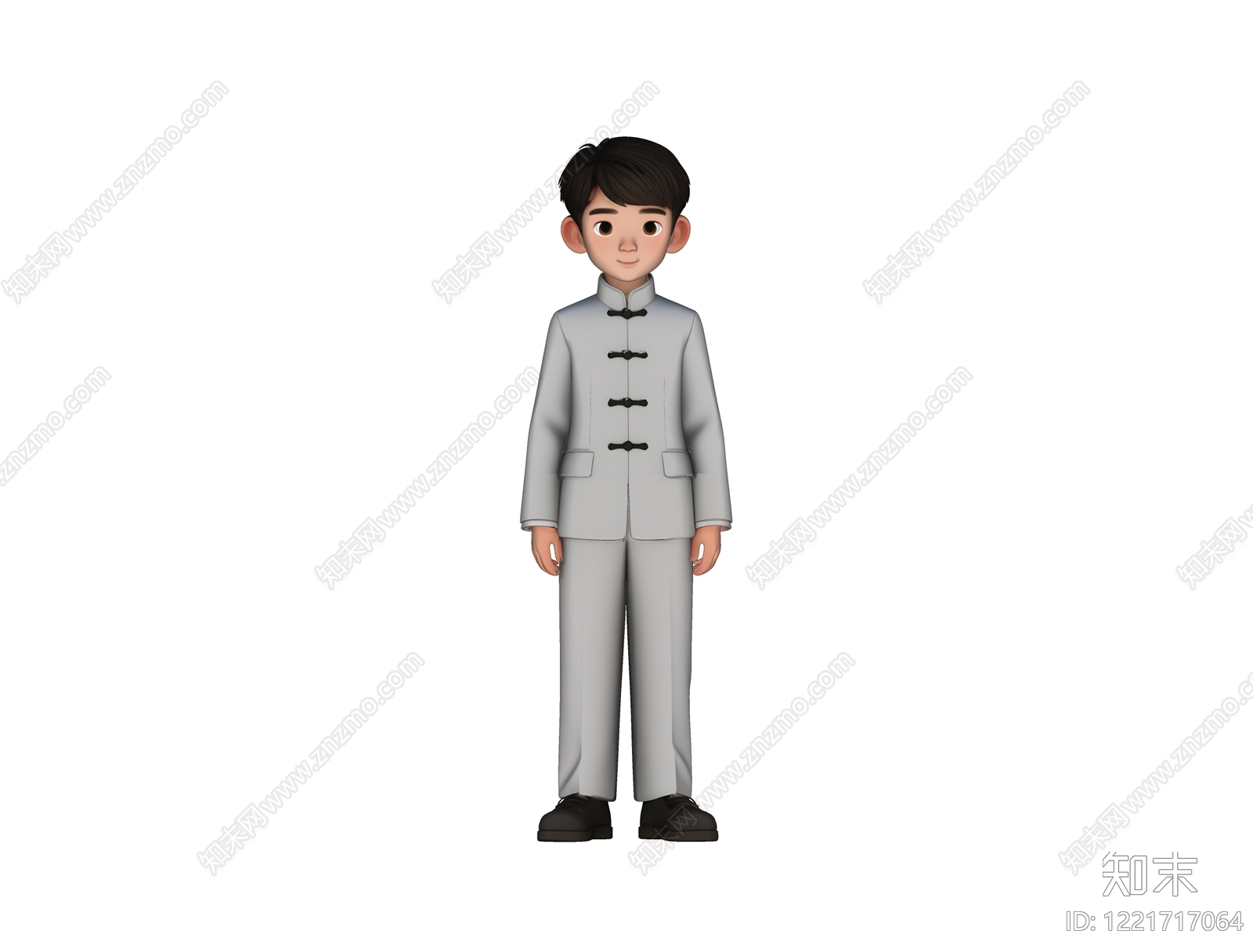 中式虚拟人物SU模型下载【ID:1221717064】