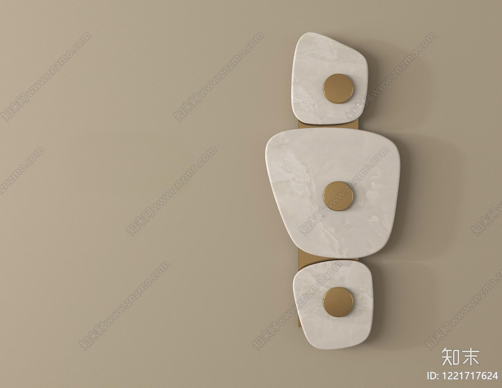 轻奢挂件3D模型下载【ID:1221717624】