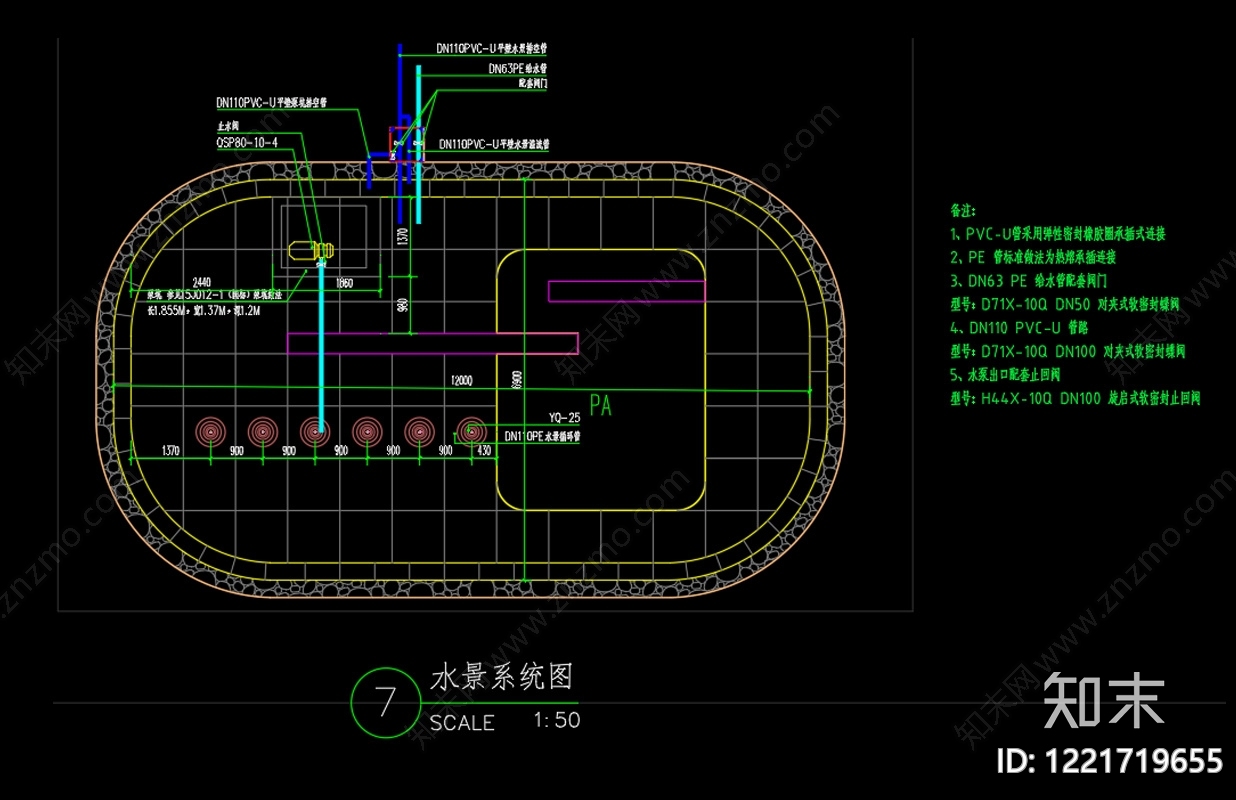 示范区景观cad施工图下载【ID:1221719655】