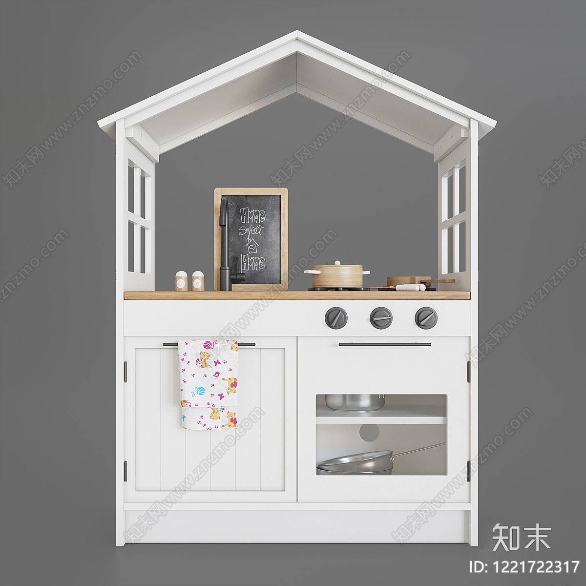 北欧家具3D模型渲染效果图