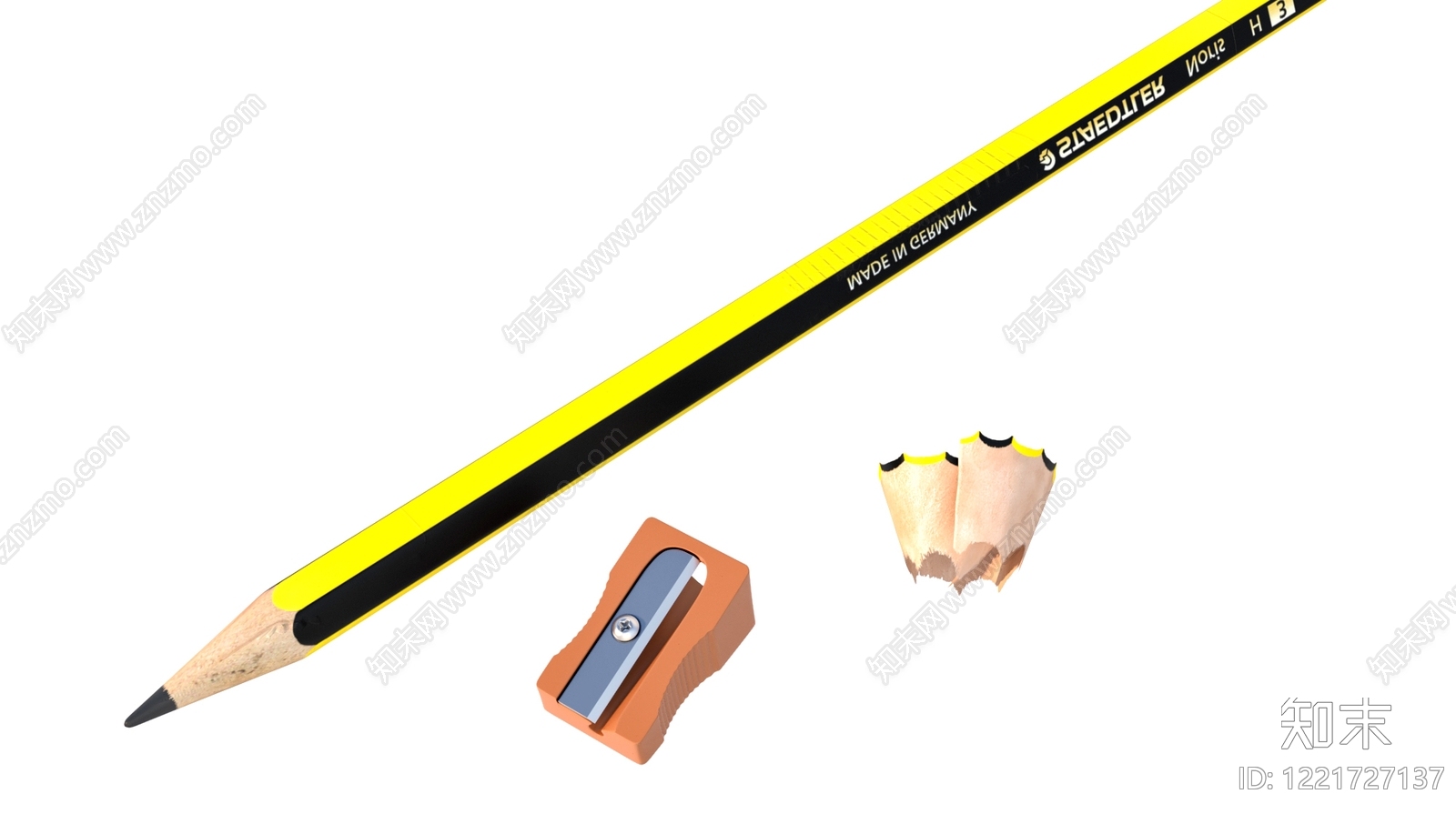 办公用品3D模型下载【ID:1221727137】