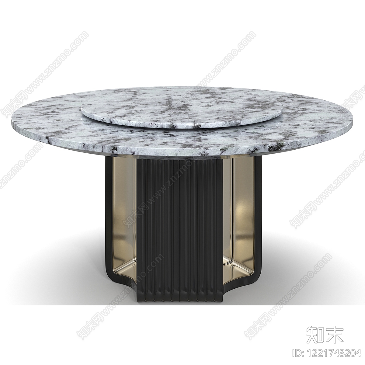 轻奢餐桌3D模型下载【ID:1221743204】