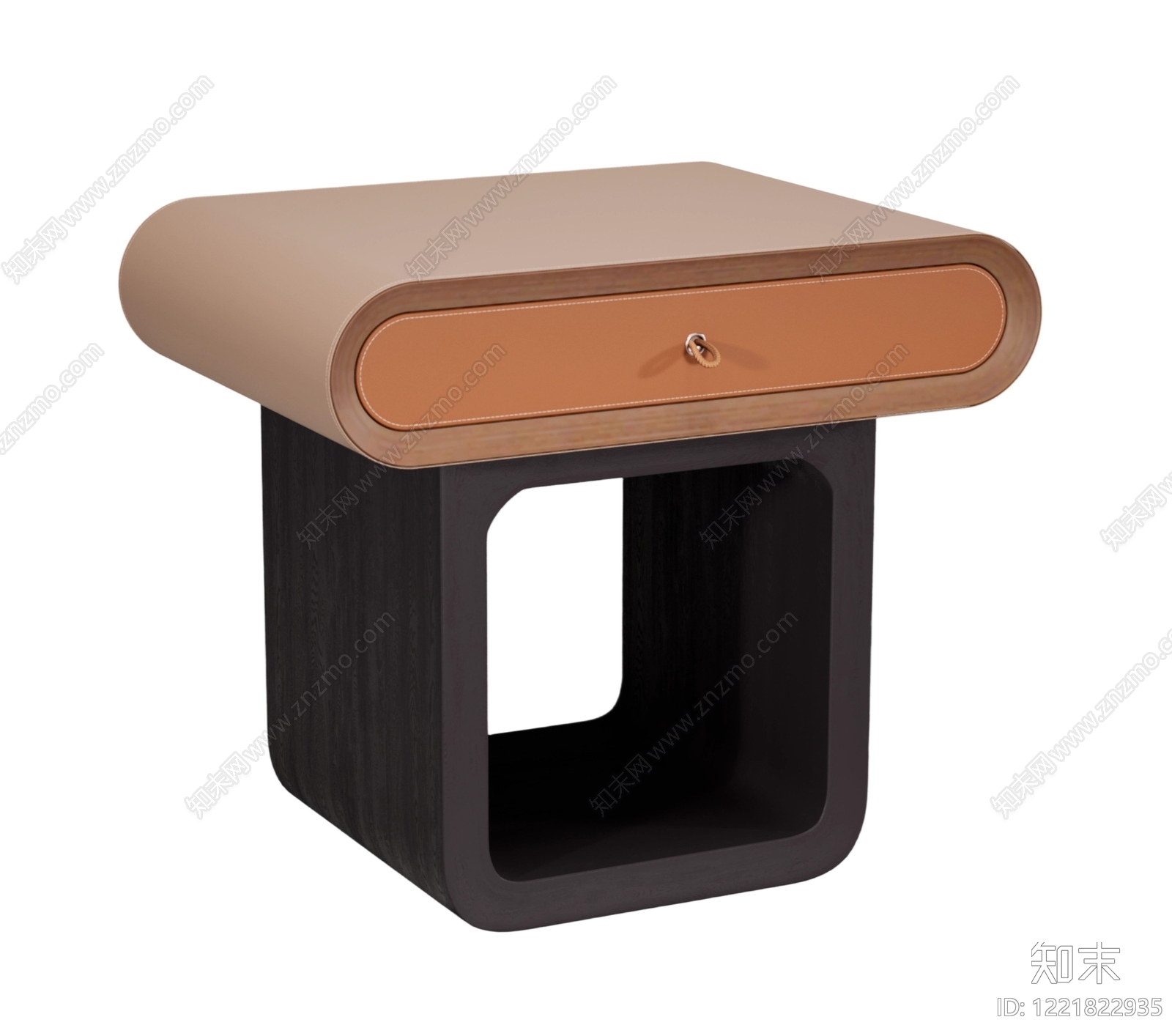 轻奢床头柜3D模型下载【ID:1221822935】