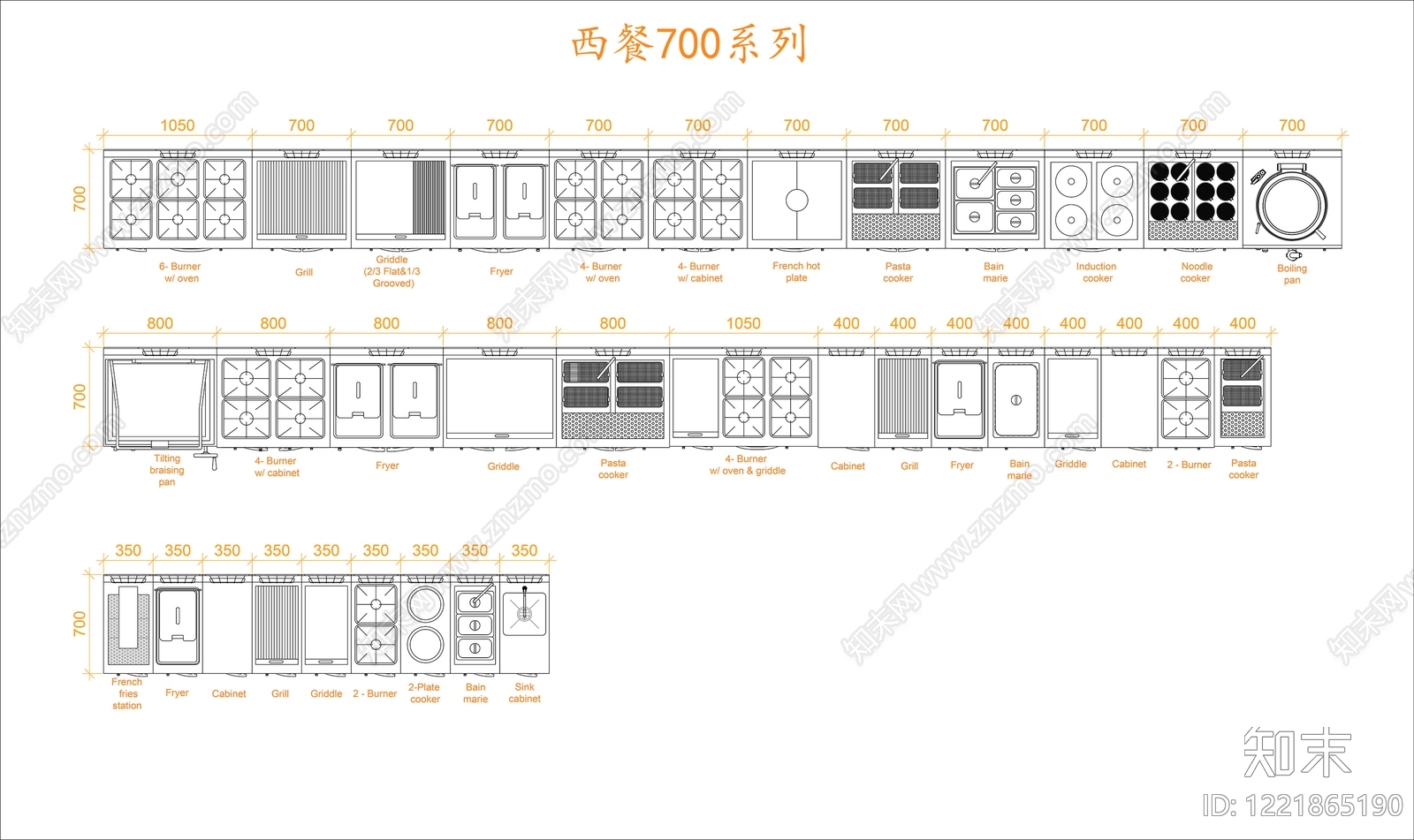餐厅家具cad施工图下载【ID:1221865190】