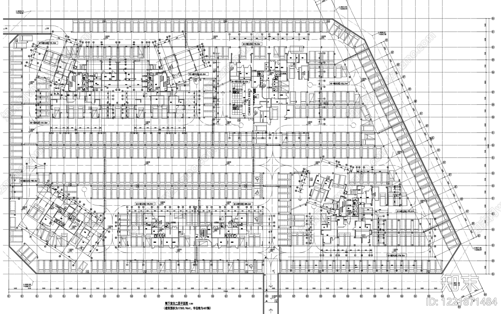 住宅楼建筑cad施工图下载【ID:1221871484】