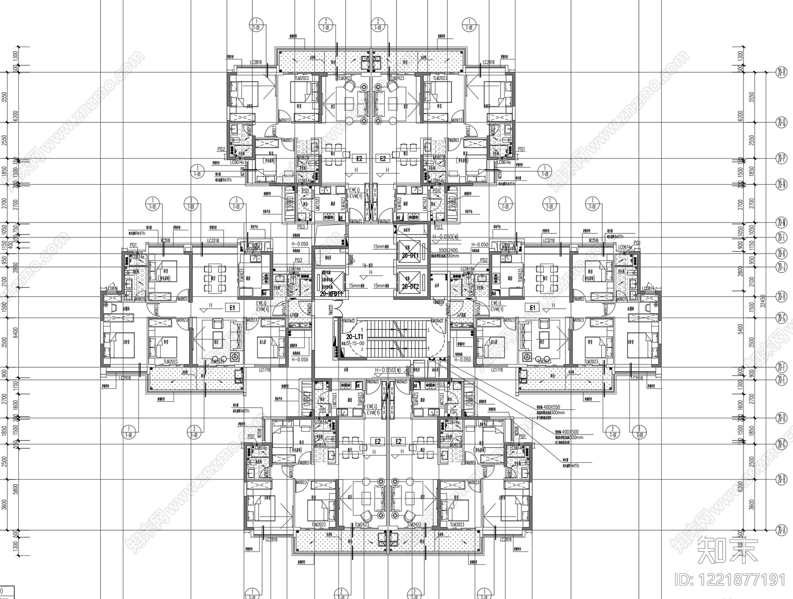 住宅楼建筑CAD图纸