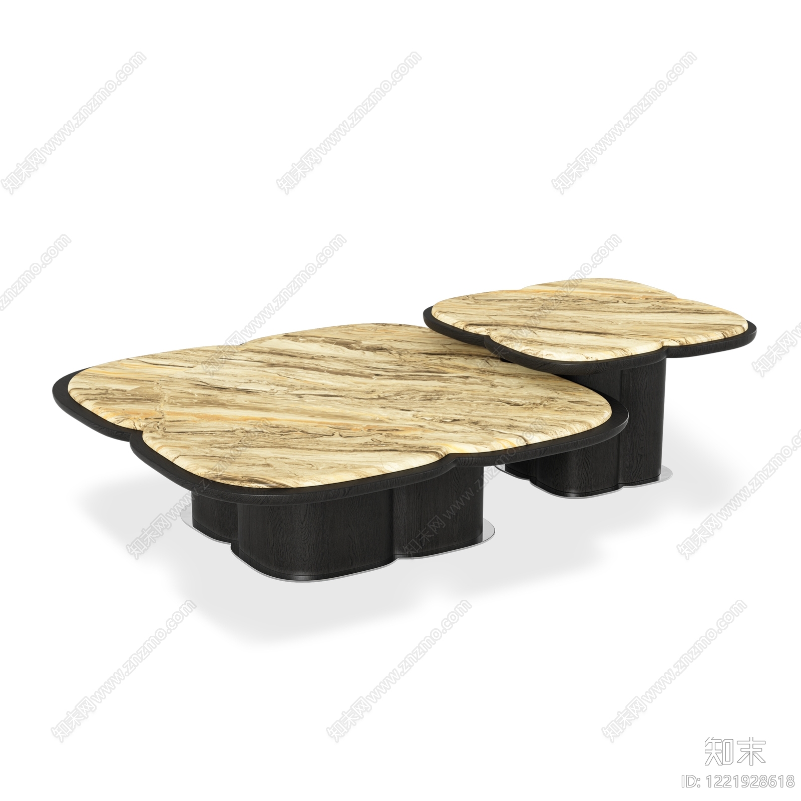 轻奢几类组合3D模型下载【ID:1221928618】