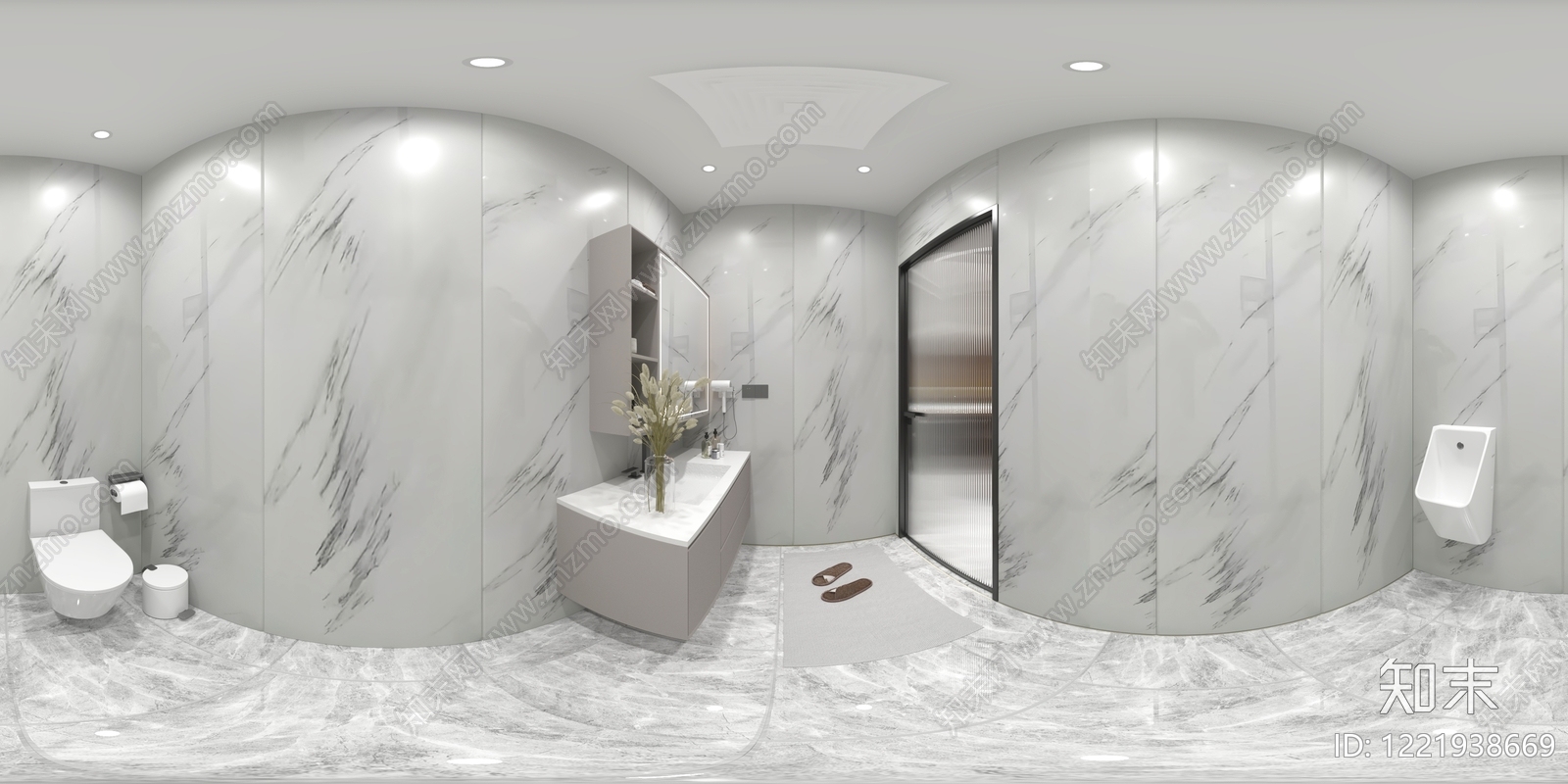 XX宴会厅3D模型下载【ID:1221938669】