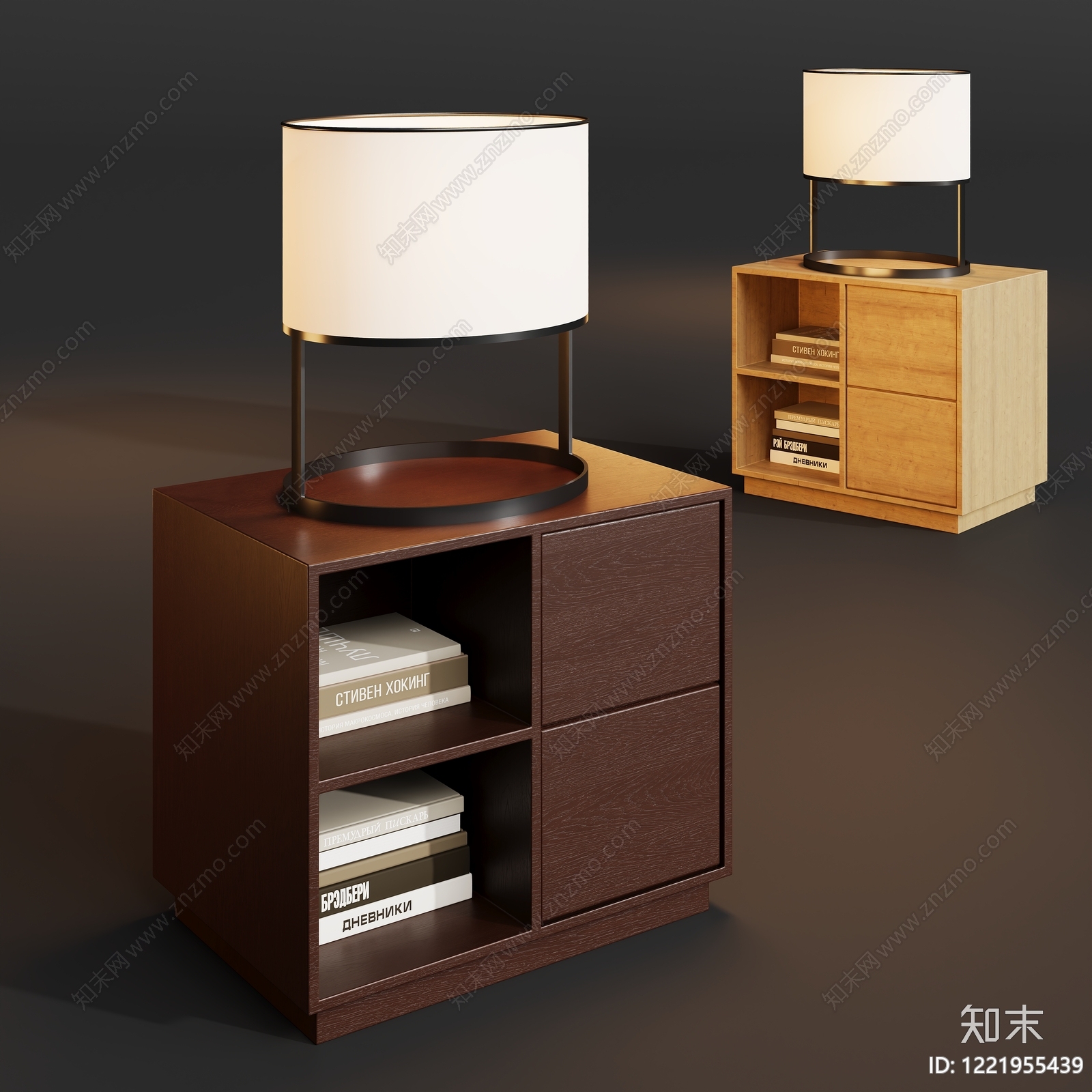 现代简约床头柜SU模型下载【ID:1221955439】