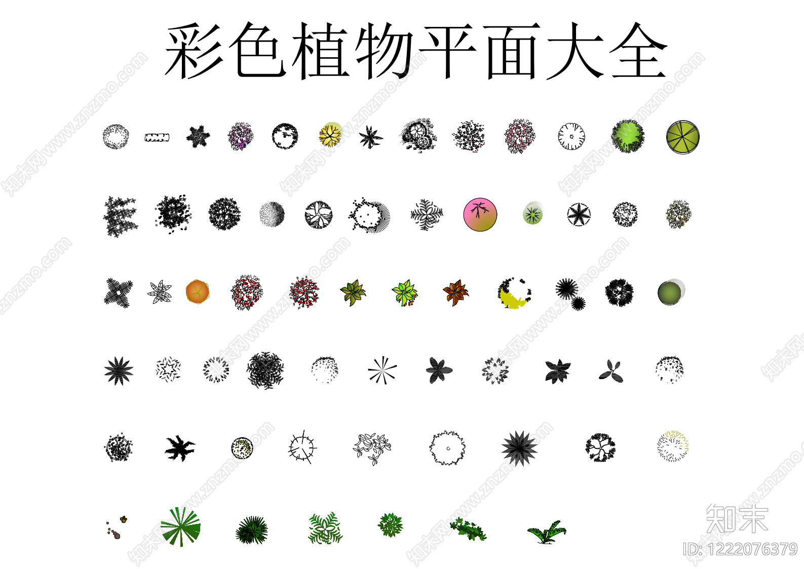 绿植CAD图纸