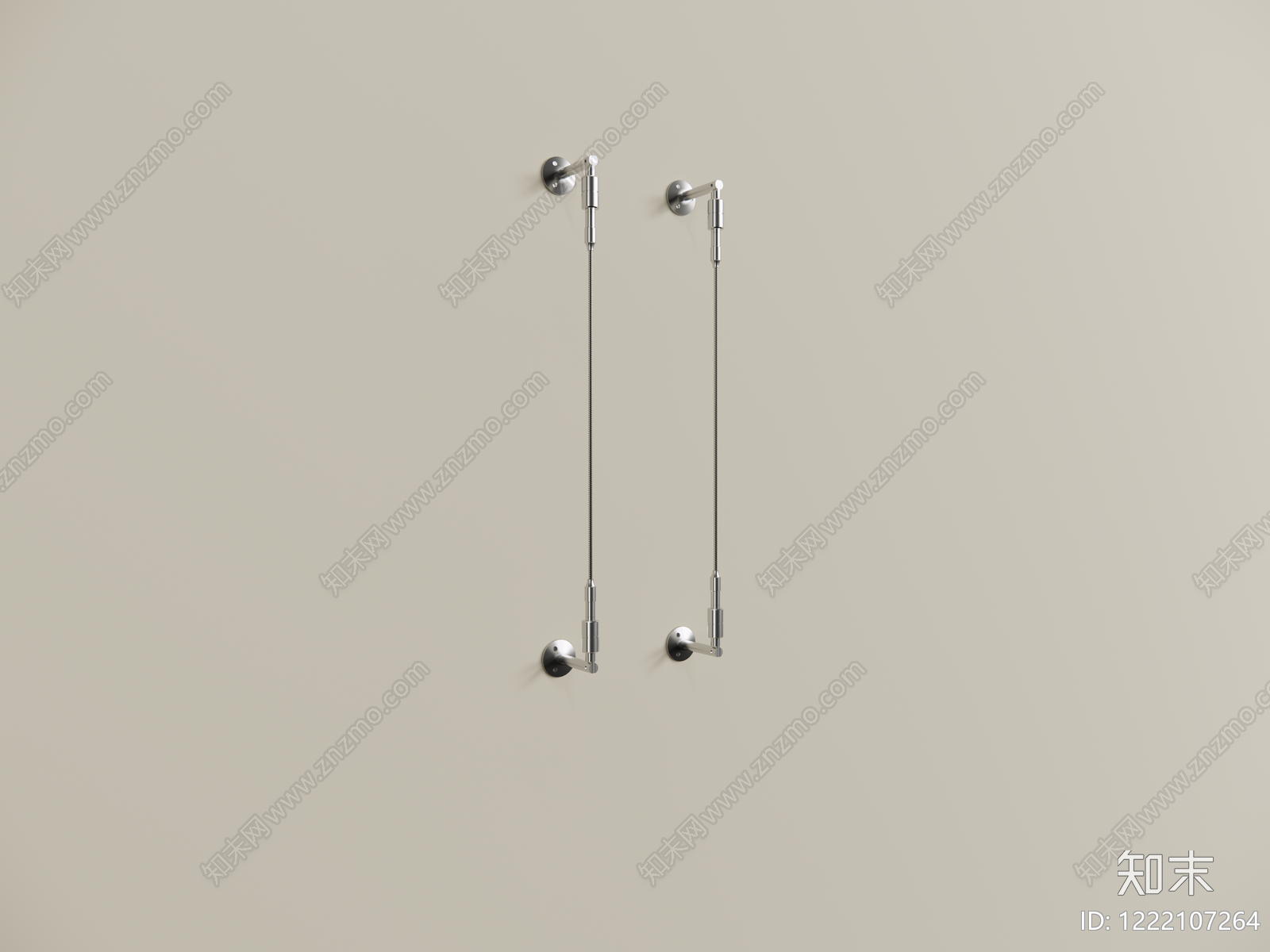 极简拉手SU模型下载【ID:1222107264】