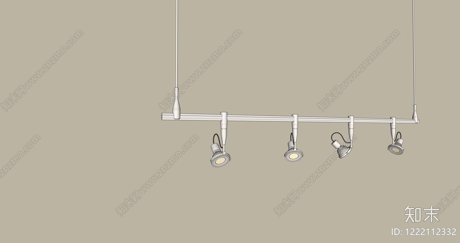 极简灯具组合3D模型下载【ID:1222112332】