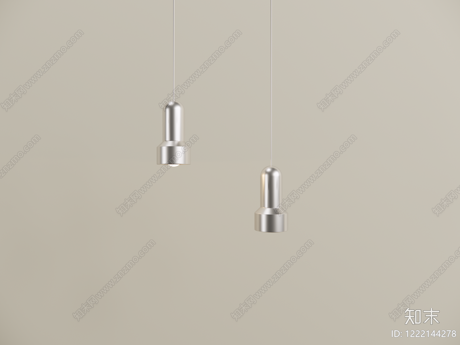 极简小吊灯3D模型下载【ID:1222144278】