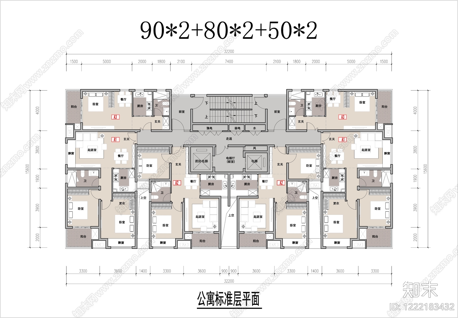 公寓建筑CAD图纸