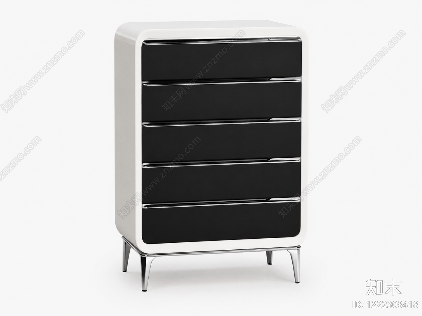 意式极简斗柜3D模型下载【ID:1222303418】