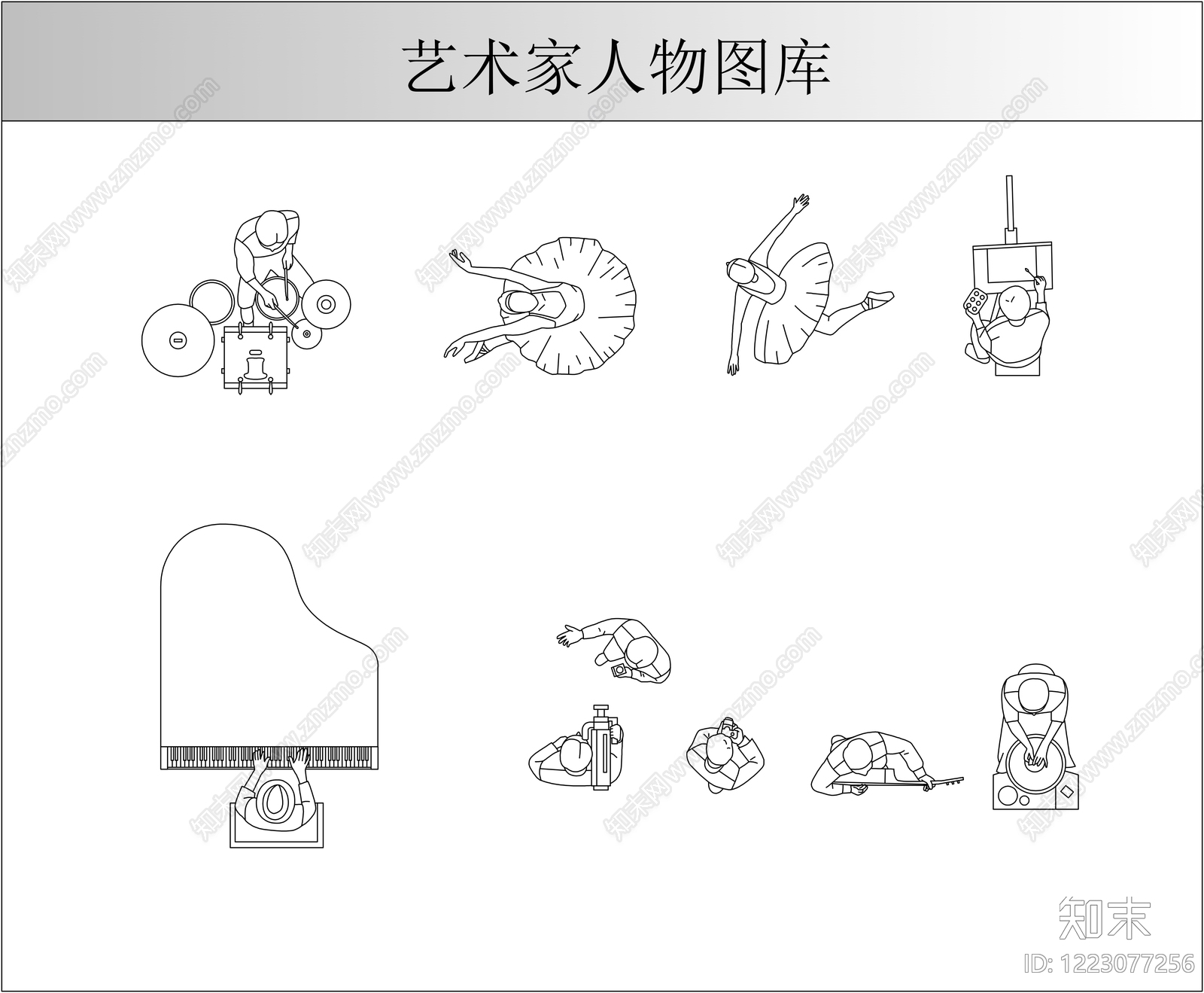 人物CAD图纸
