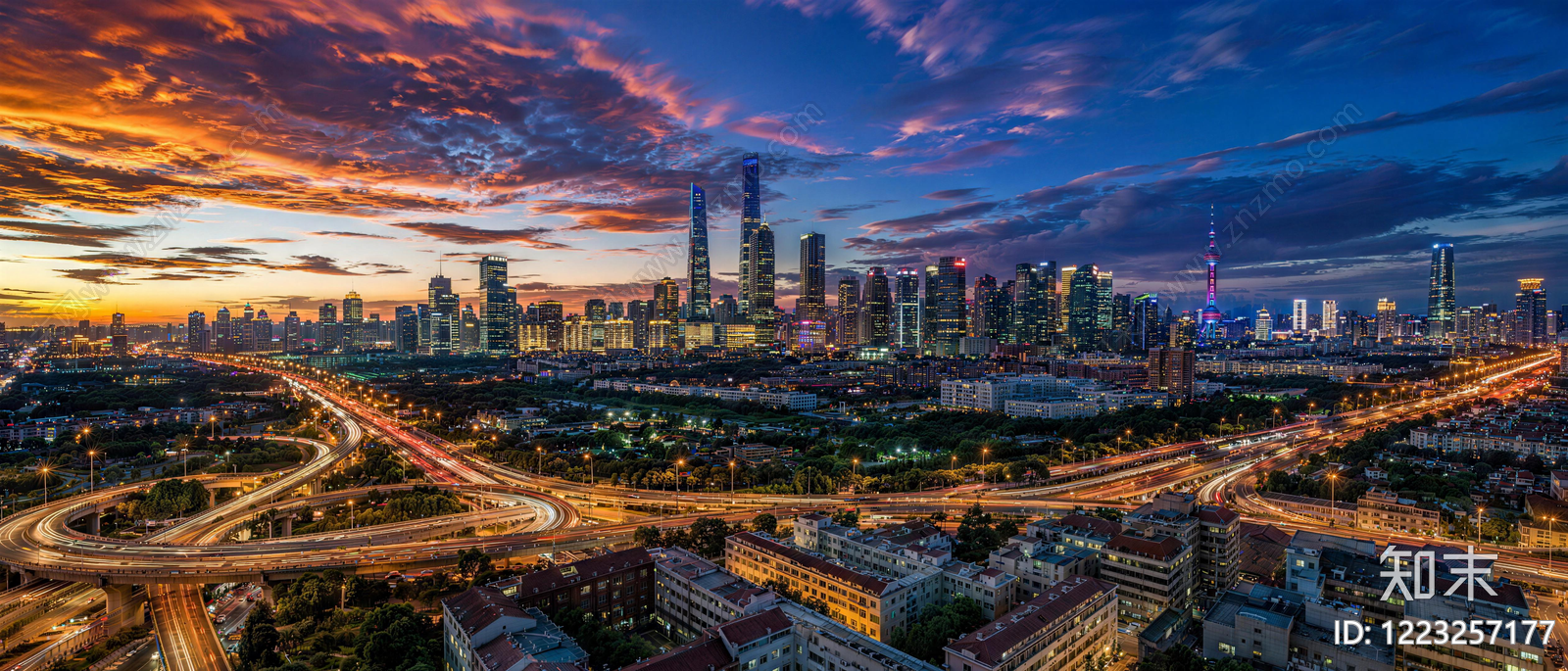 现代城市HDR贴图下载【ID:1223257177】