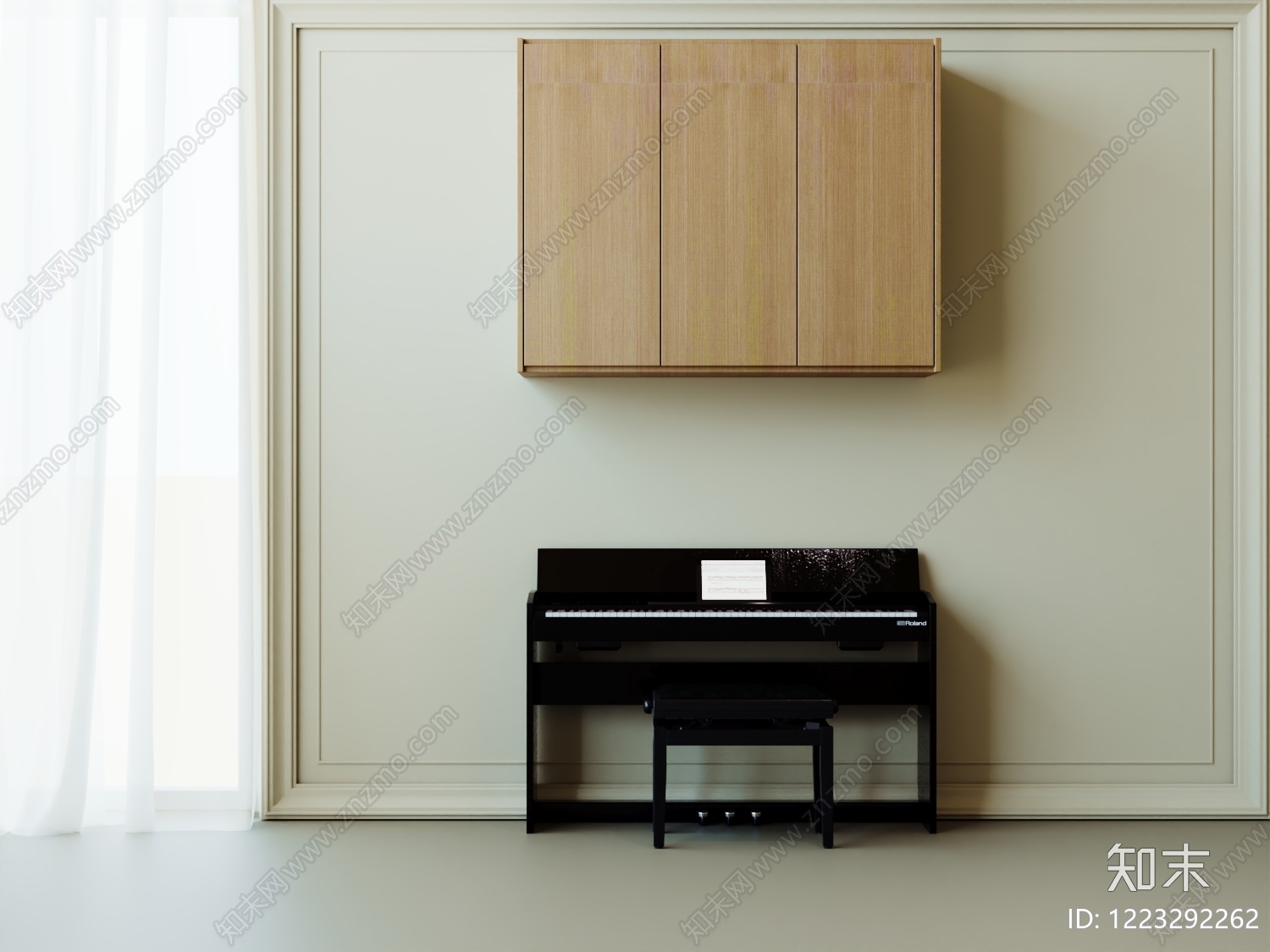 极简乐器3D模型下载【ID:1223292262】