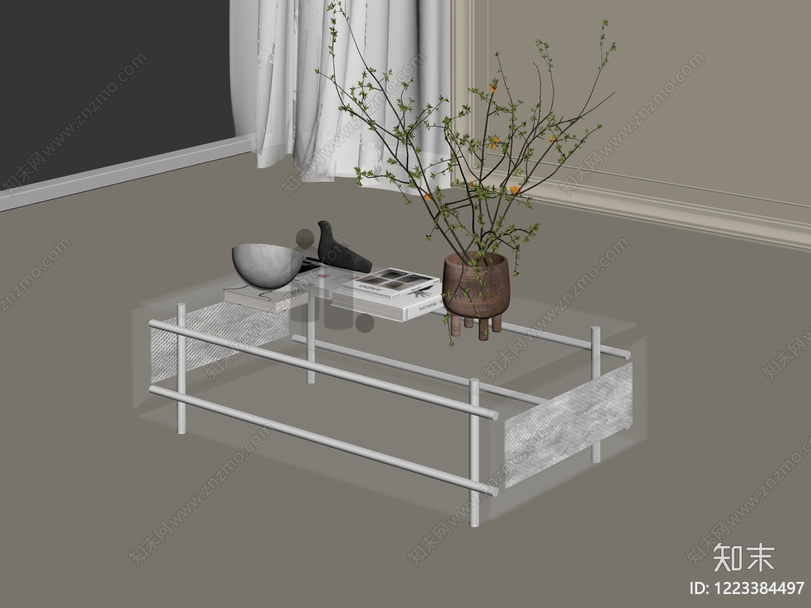 包豪斯茶几3D模型下载【ID:1223384497】