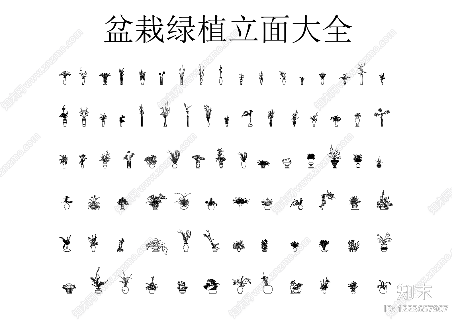 绿植CAD图纸