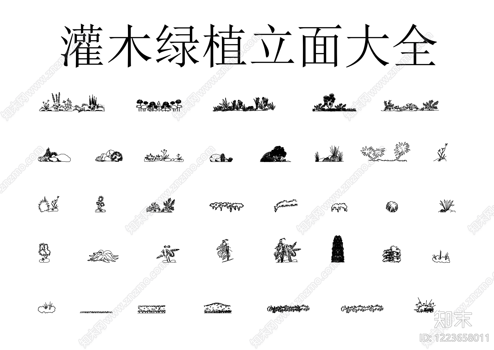 绿植CAD图纸
