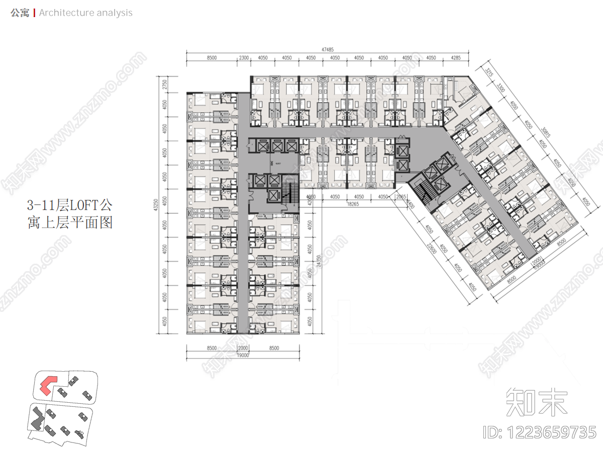 公寓建筑CAD图纸