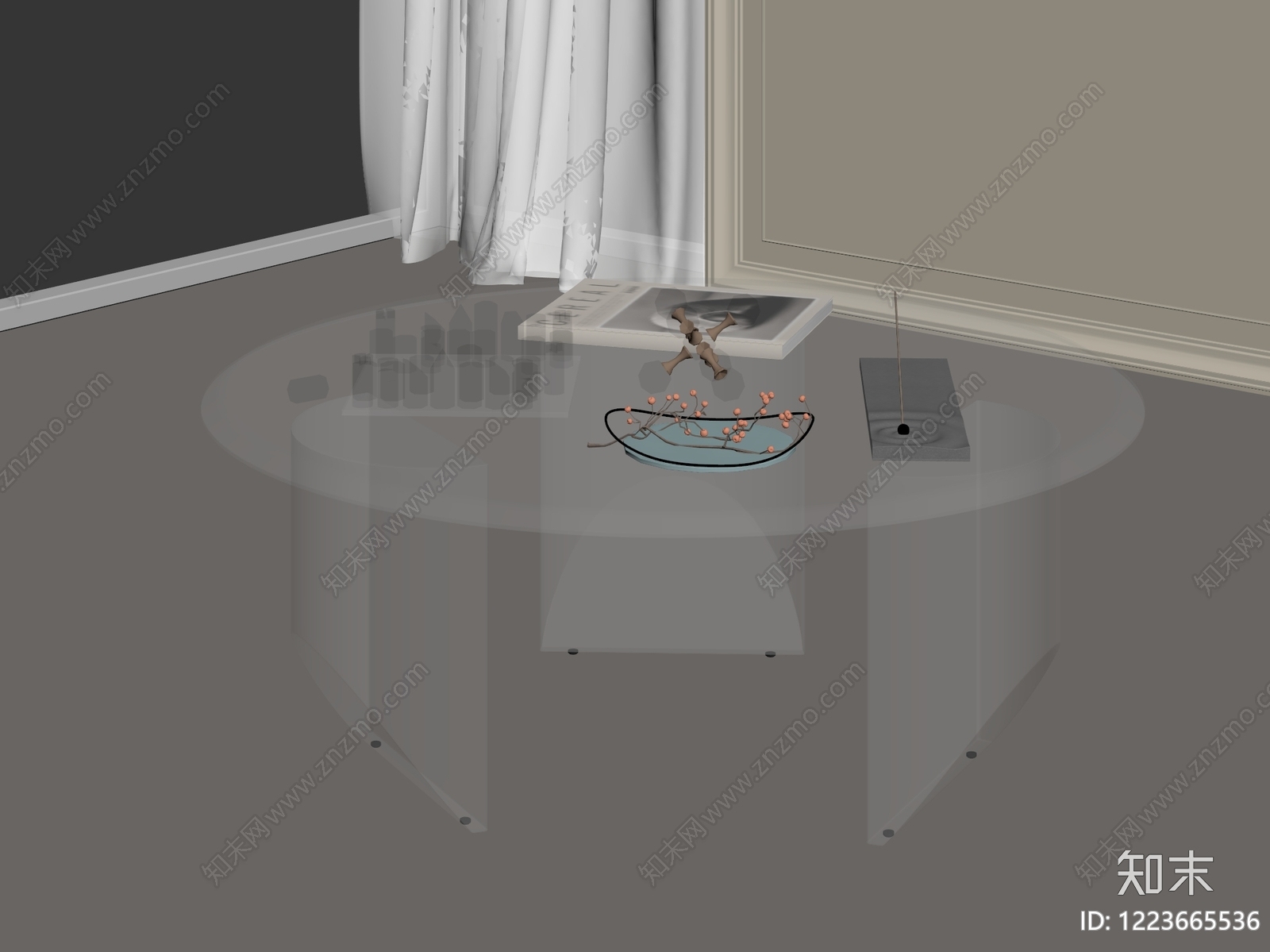 意式极简茶几3D模型下载【ID:1223665536】