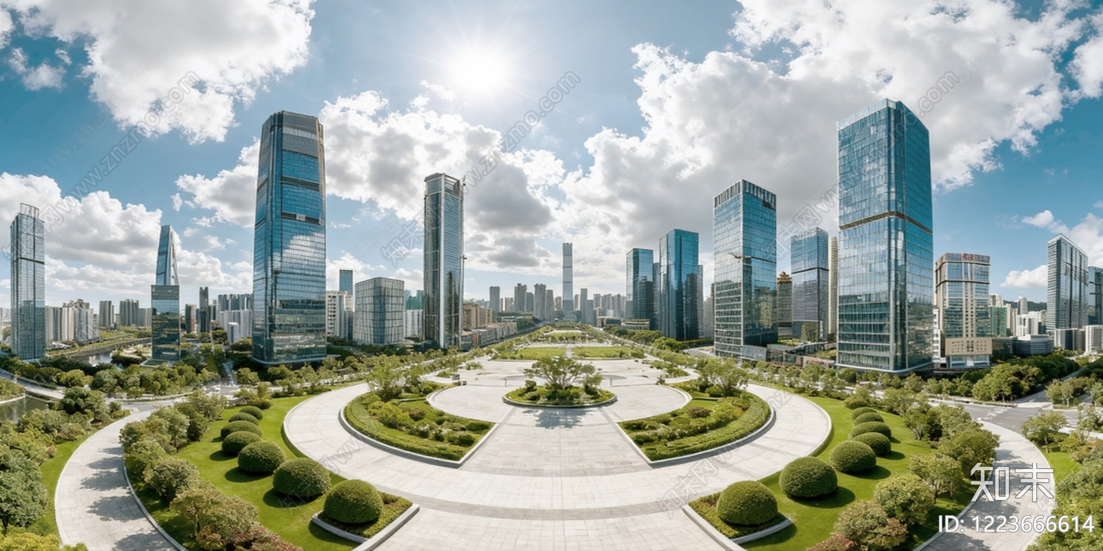 现代城市HDR贴图下载【ID:1223666614】