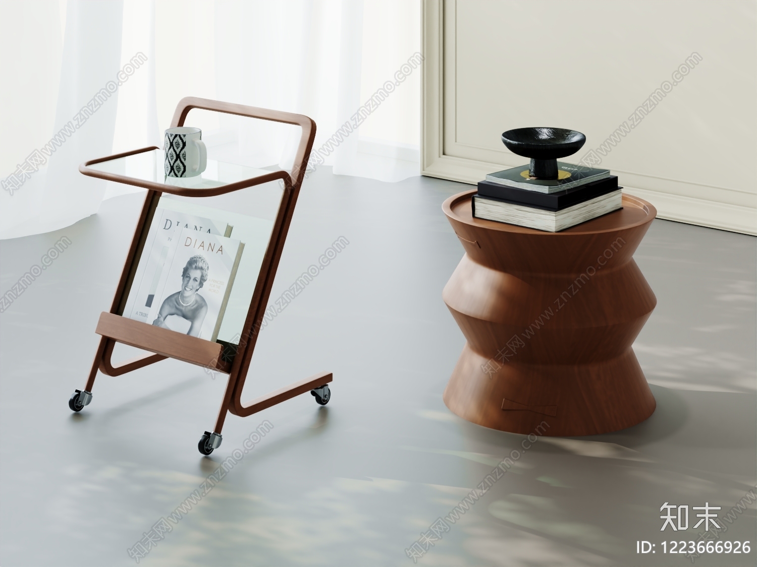 极简边几SU模型下载【ID:1223666926】