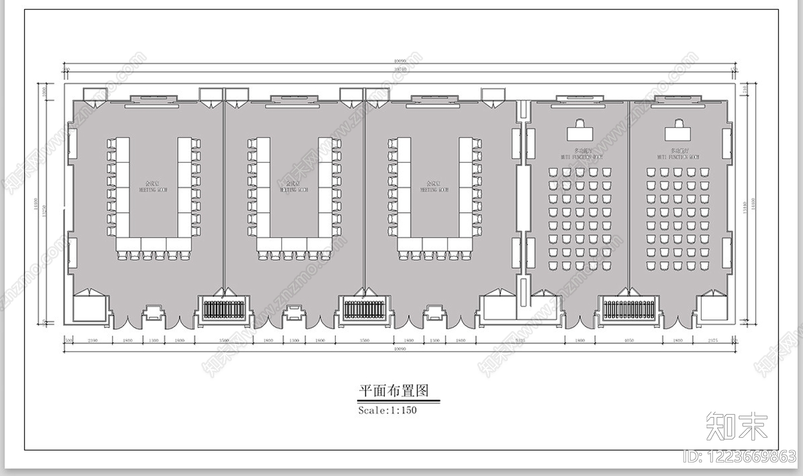其他办公空间CAD图纸