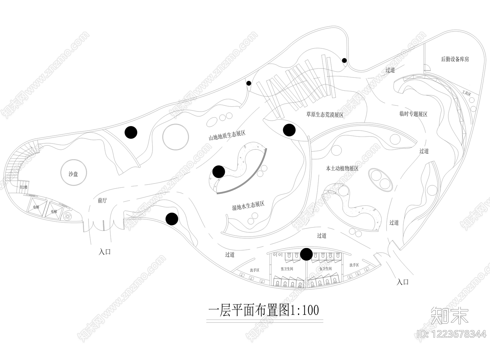 文化展厅CAD图纸