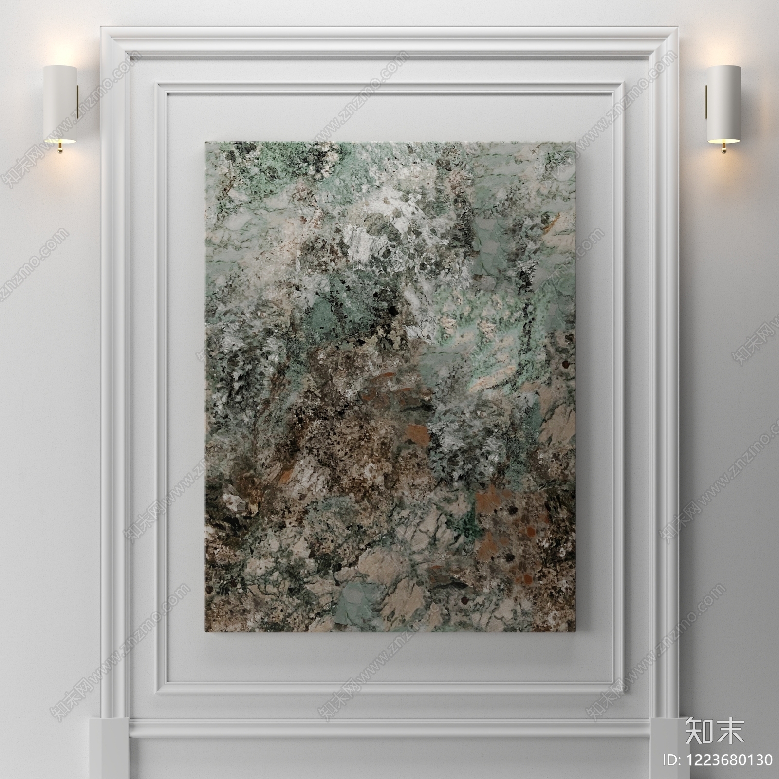 侘寂挂画3D模型下载【ID:1223680130】
