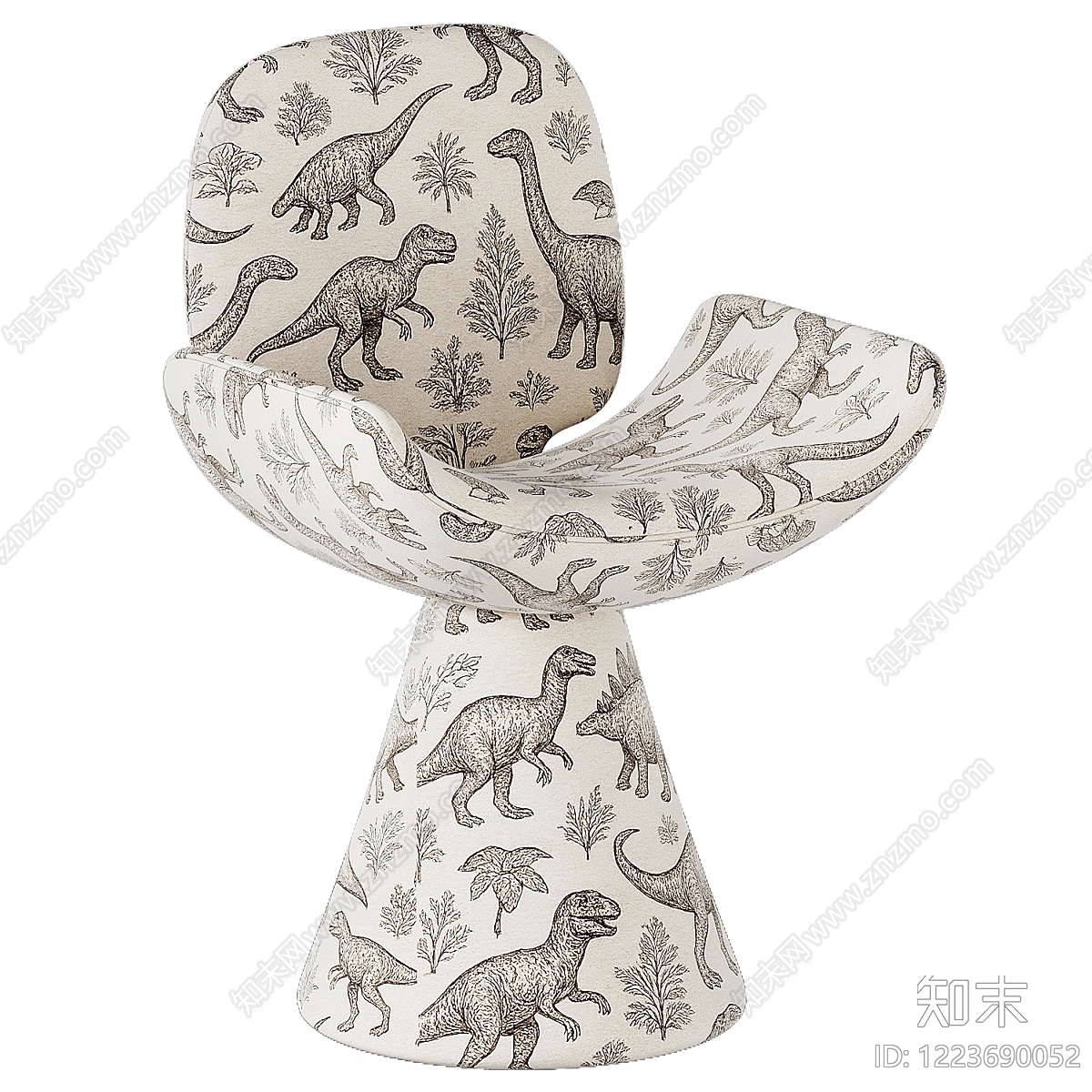 法式儿童椅3D模型下载【ID:1223690052】