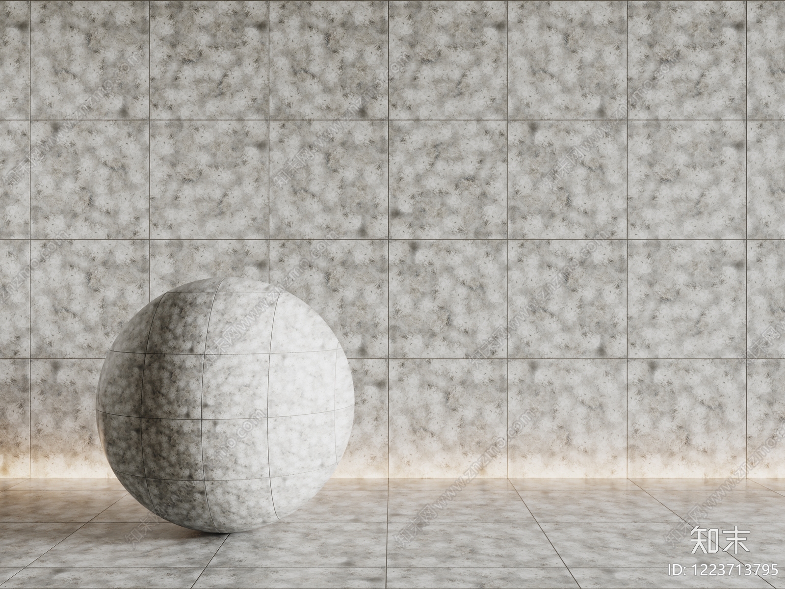 极简地砖3D模型下载【ID:1223713795】