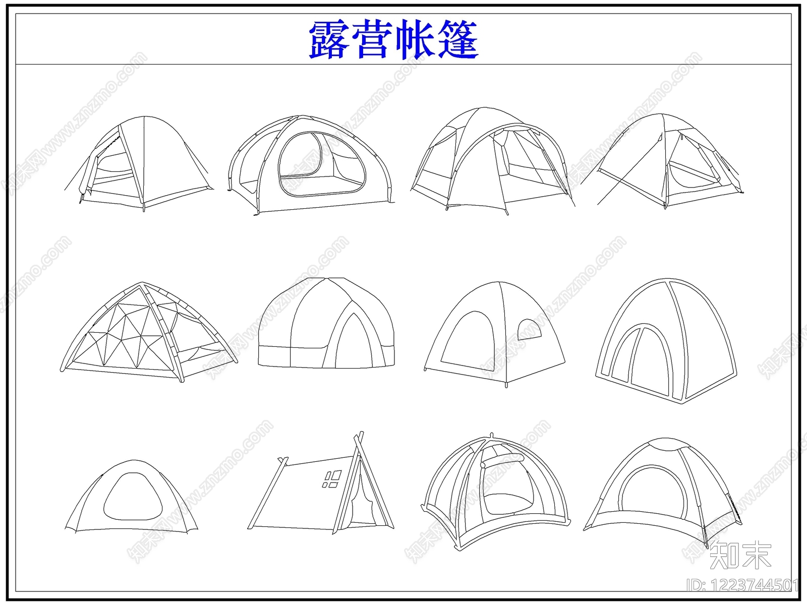 综合器材设备图库CAD图纸