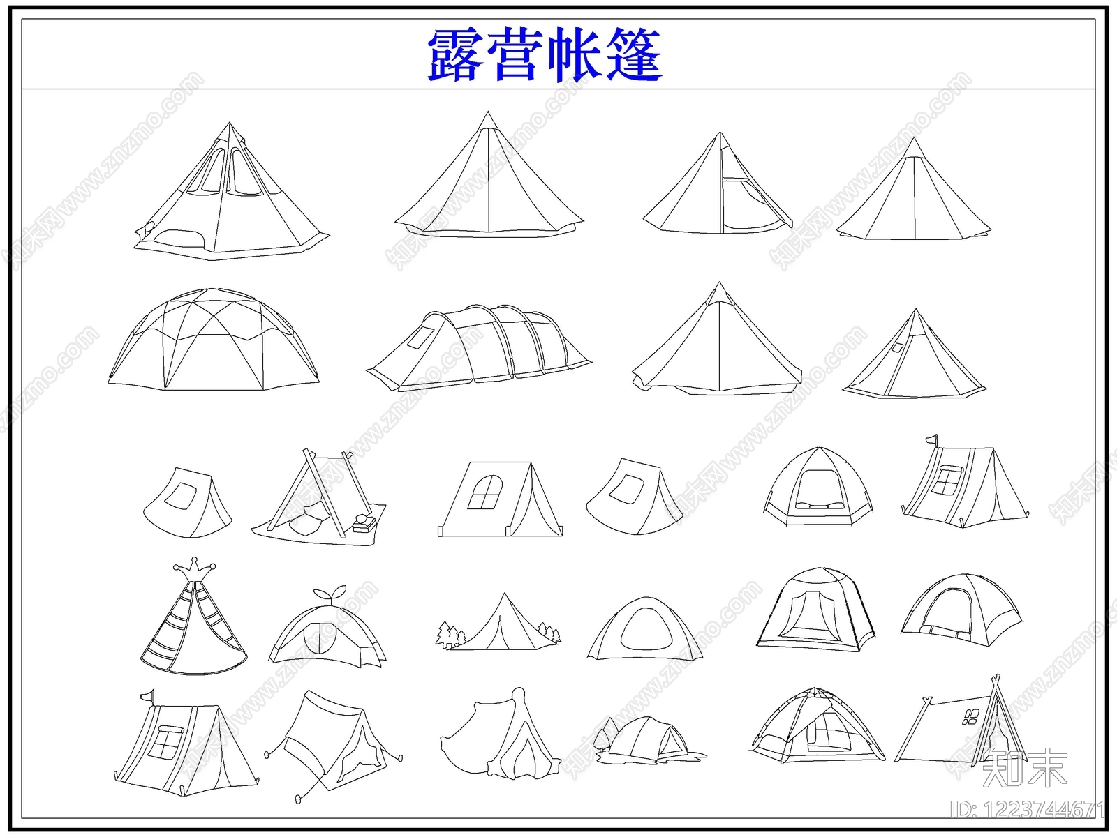 综合器材设备图库CAD图纸