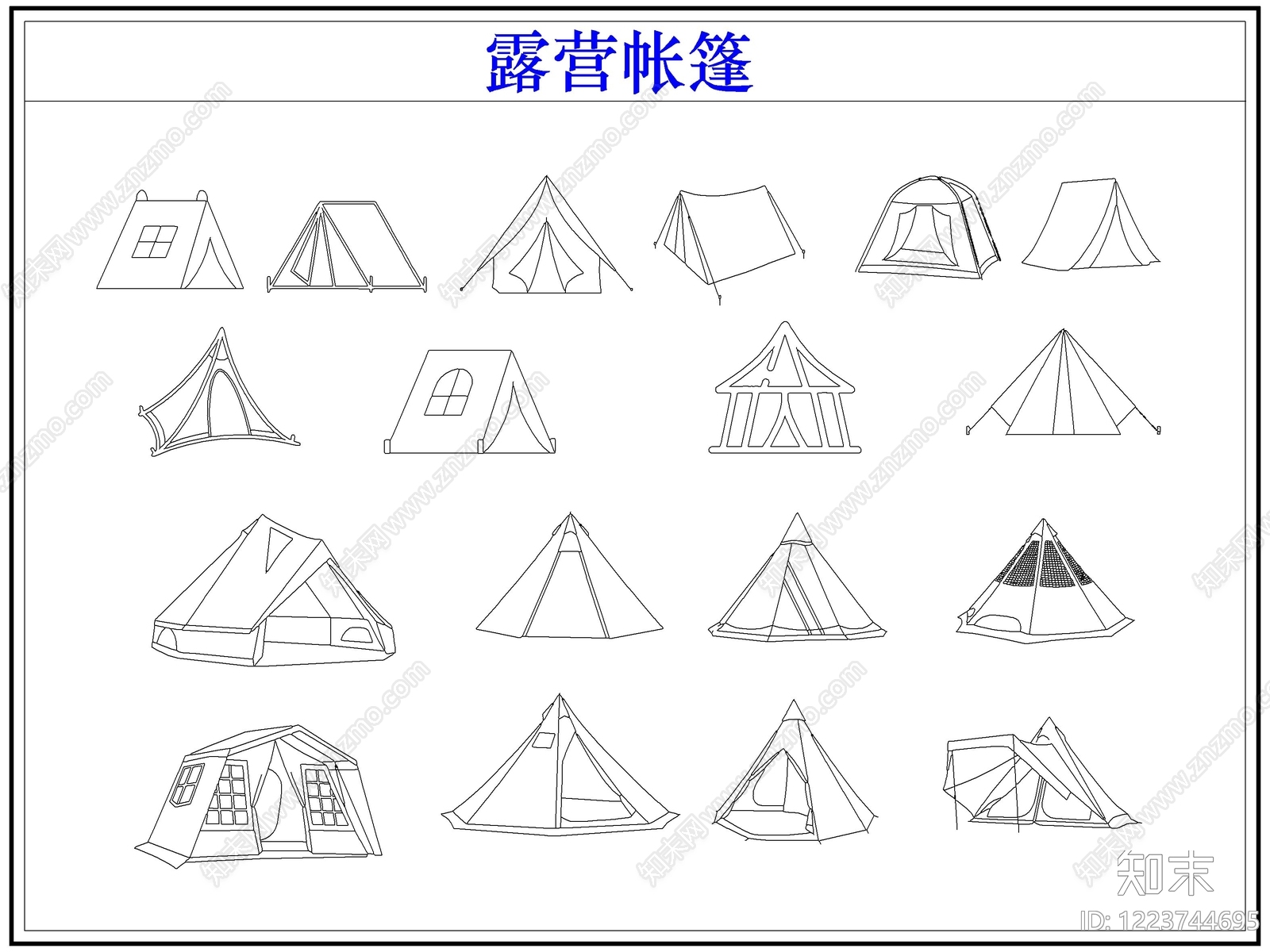综合器材设备图库CAD图纸