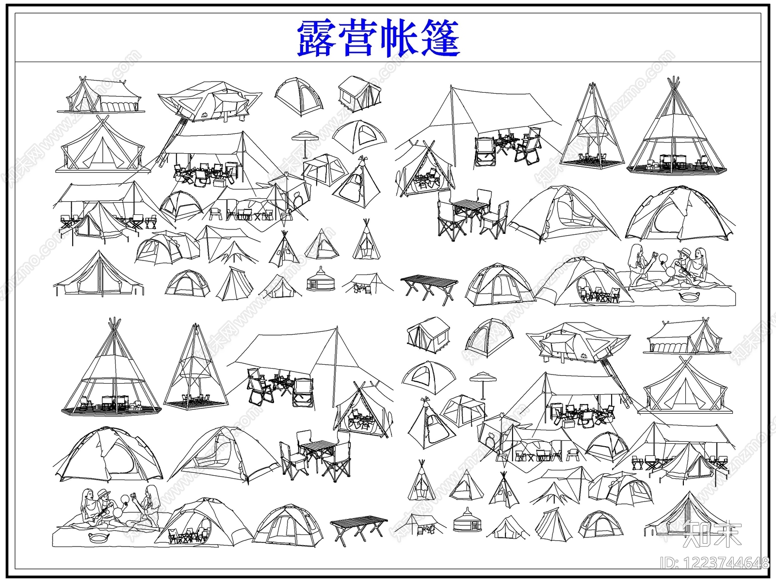 综合器材设备图库CAD图纸