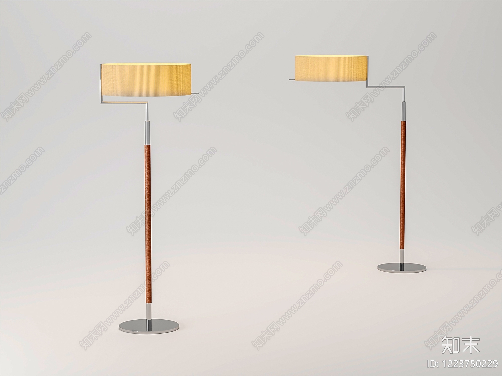现代简约落地灯3D模型下载【ID:1223750229】