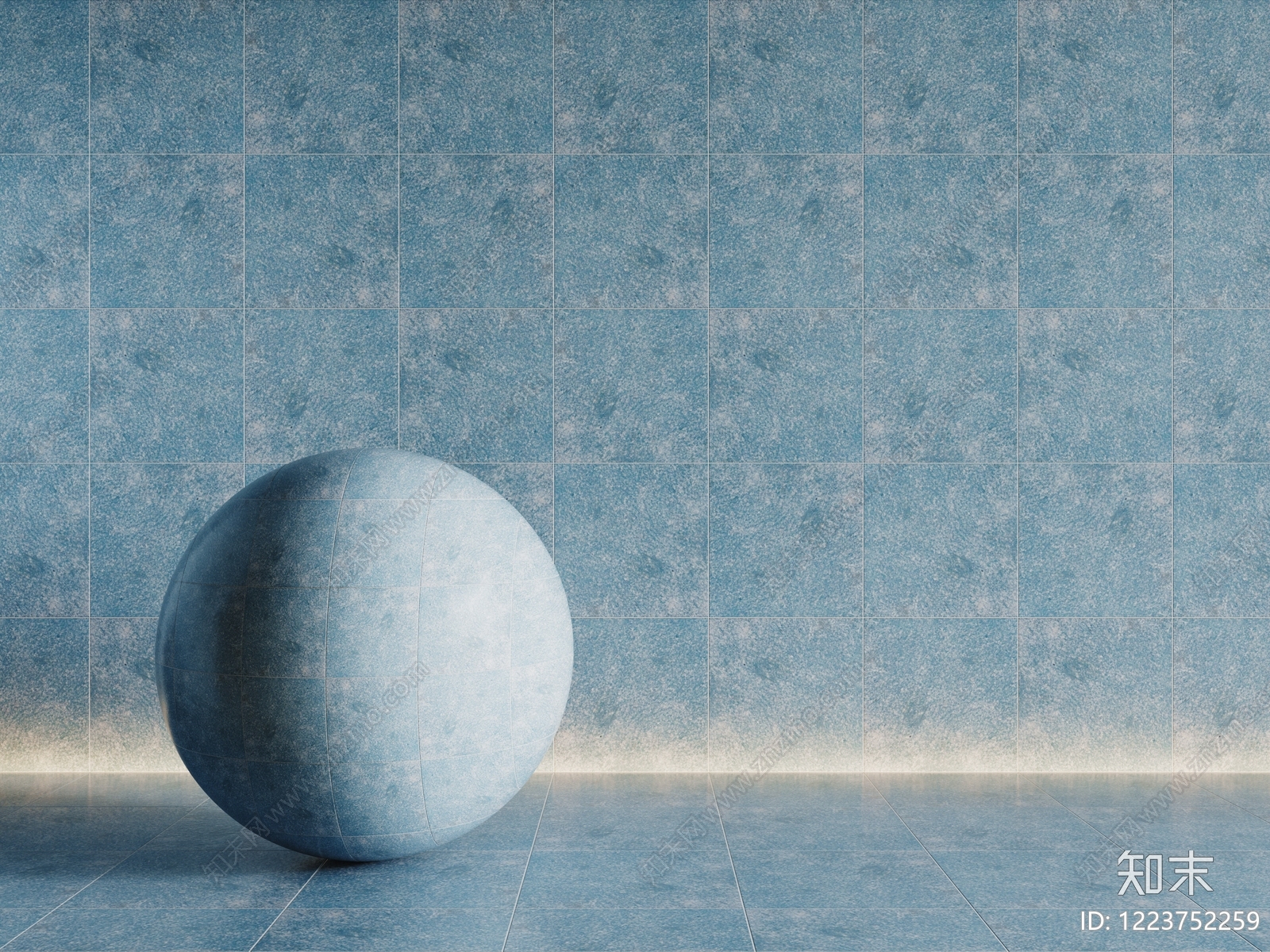 极简地砖3D模型下载【ID:1223752259】