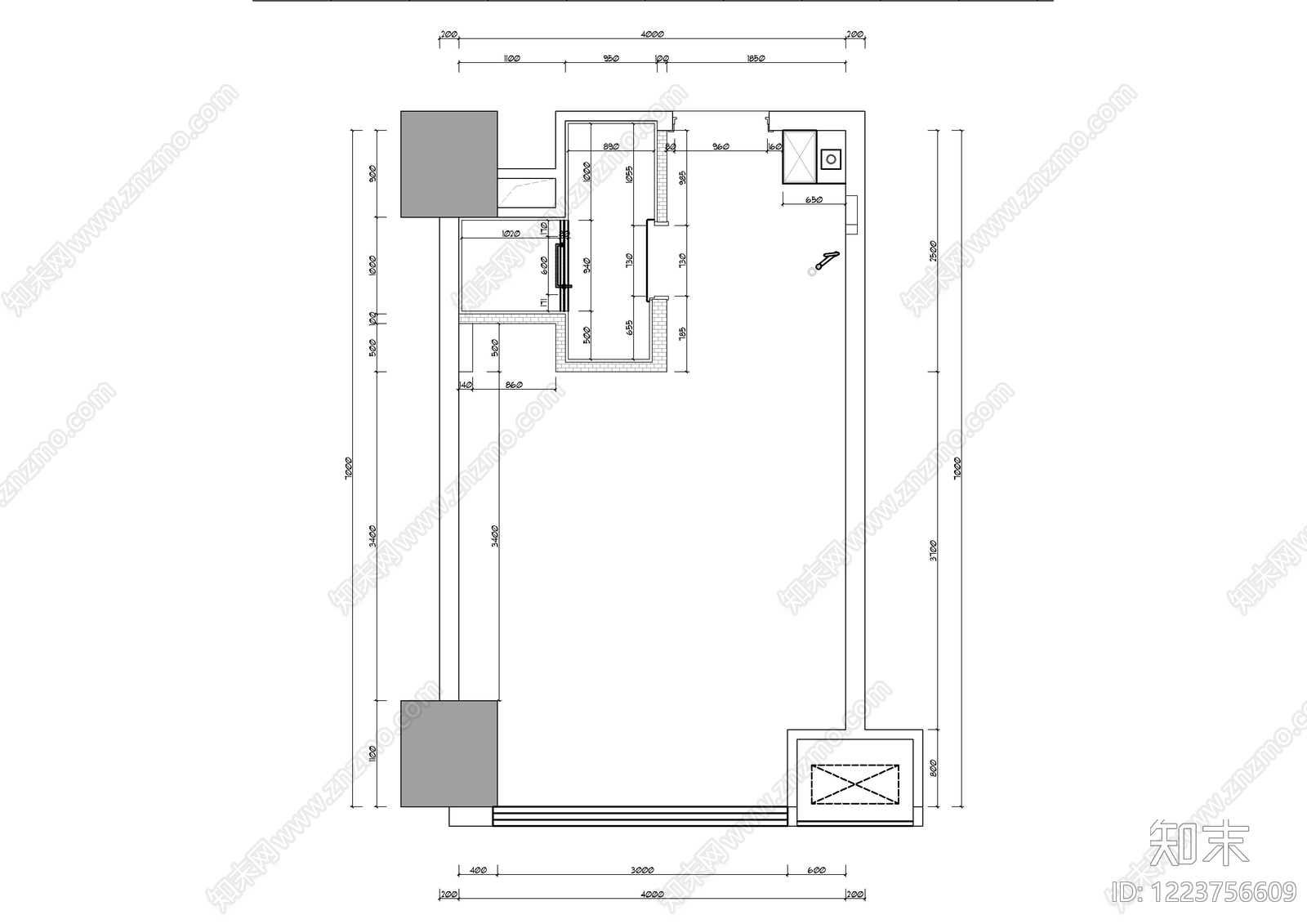 样板间cad施工图下载【ID:1223756609】