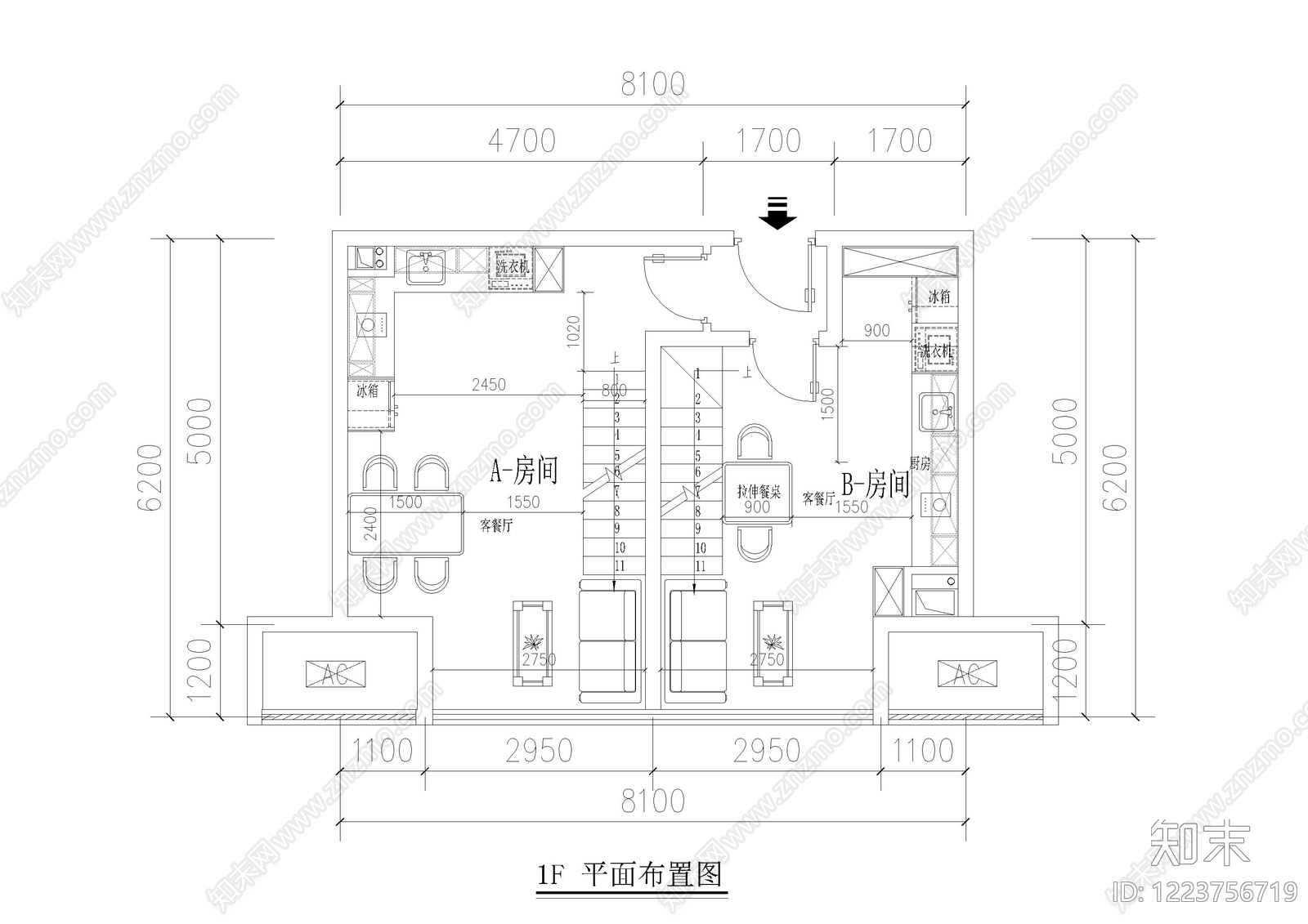 供配电系统cad施工图下载【ID:1223756719】