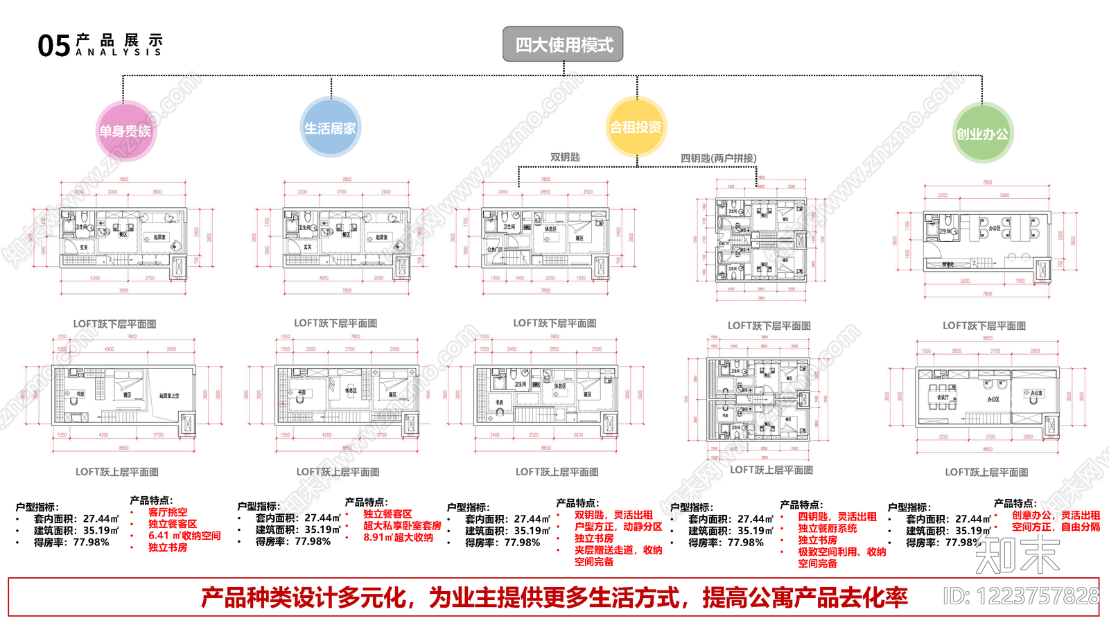 公寓建筑CAD图纸