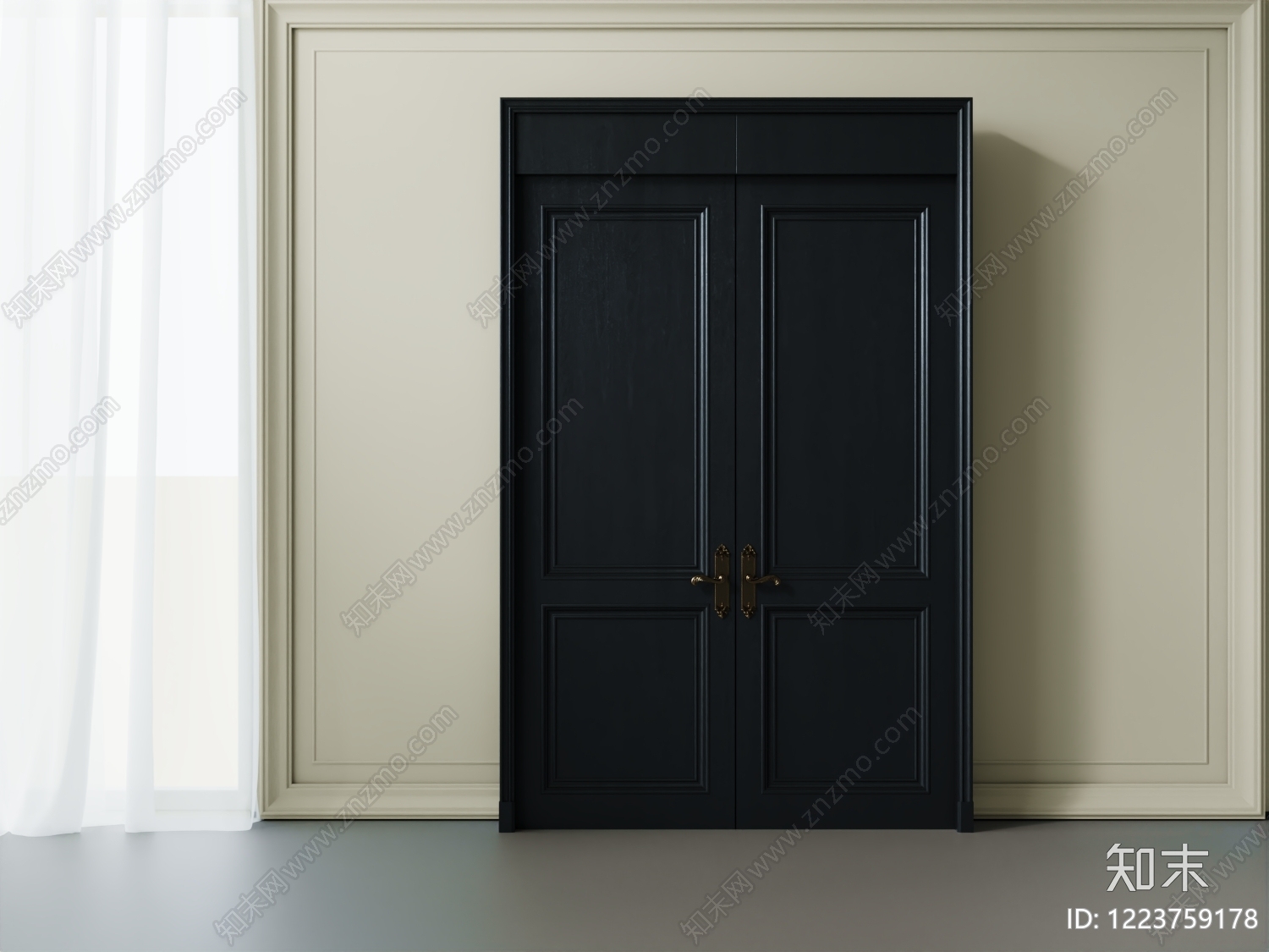 XX双开门3D模型下载【ID:1223759178】