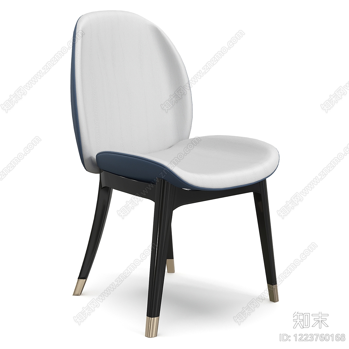 轻奢餐椅3D模型下载【ID:1223760168】